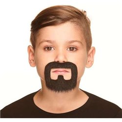 BIGOTE Y BARBA INFANTIL TALLA ÚNICA