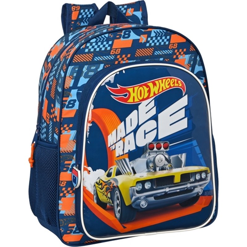 MOCHILA JUNIOR ADAPT.CARRO HOT WHEELS "SPEED CLUB"