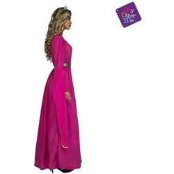 DISFRAZ PRINCESA MEDIEVAL ROSA TALLA M-L