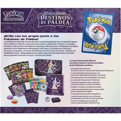 ESTUCHE JUEGO CARTAS COLECCIONABLES DESTINOS DE PALDEA ESCARLATA Y PURPURA POKEMON ESPAÑOL