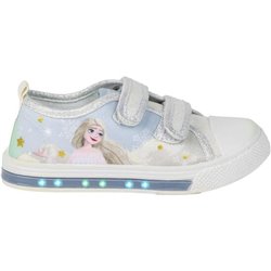 ZAPATILLA LONETA SUELA PVC CON LUCES ALGODÓN FROZEN