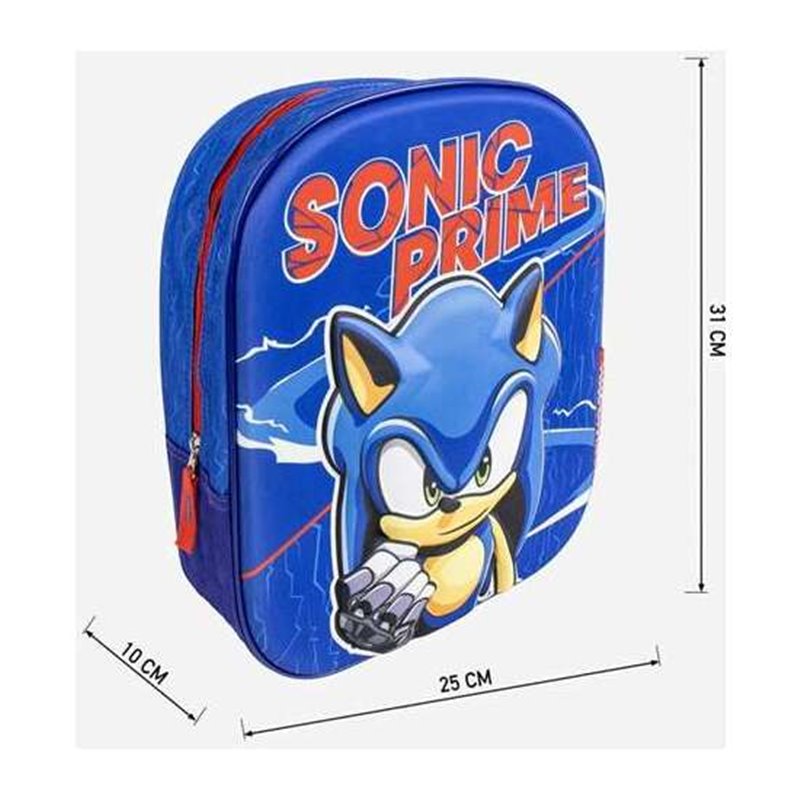 MOCHILA INFANTIL 3D SONIC PRIME