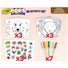 SET ACTIVIDADES 3D COLOR POPS WILDERNESS CON 3 FONDOS, 3 HOJAS 3D, 7 ROTULADORES, 3 HOJAS ADHESIVAS Y CINTA ADHESIVA. 29X22X2,6