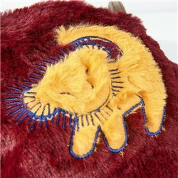 BOLSO BANDOLERA PELO LION KING - BURDEOS 