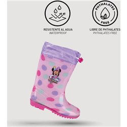 BOTAS LLUVIA PVC MINNIE PINK