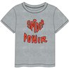 CAMISETA CORTA SINGLE JERSEY SPIDERMAN - GRIS