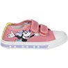 ZAPATILLA LONETA SUELA PVC CON LUCES ALGODÓN MINNIE