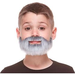 BIGOTE Y BARBA INFANTIL CANOSA TALLA ÚNICA