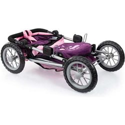 COCHE MUÑECAS TRENDY ROYAL MORADO 67X67X41 CM