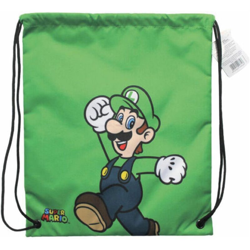 SACO LUIGI SUPER MARIO BROS NINTENDO 40CM