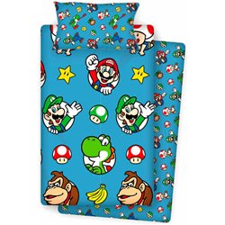 JUEGO SABANAS SUPER MARIO BROS 90CM