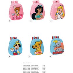 RELLENO EXPOSITOR 945 MOCHILAS 3D DISNEY SURT.