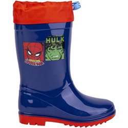 BOTAS LLUVIA PVC MARVEL BLUE