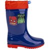 BOTAS LLUVIA PVC MARVEL BLUE