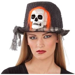 SOMBRERO CON CALAVERA 59 CM