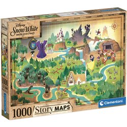 PUZZLE STORY MAPS BLANCANIEVES DISNEY 1000PZS