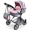 COCHE MUÑECAS COMBI NEO PRO GRIS 84X72X43 CM