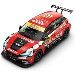 COCHE SCALEXTRIC CUPRA TCR MONLAU CON LUZ EN LOS FAROS 18X9X9CM