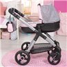 COCHE MUÑECAS STULE PRAM GRIS 68X63X40 CM