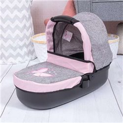 COCHE MUÑECAS STULE PRAM GRIS 68X63X40 CM