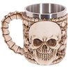 TAZA CALAVERA Y CABEZAS DE CALAVERAS