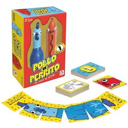 JUEGO POLLO VS PERRITO. ¿QUIÉN SERÁ EL MEJOR: POLLO O PERRITO? 26,7 X 18 X 7,5