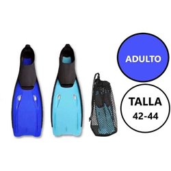 ALETAS CON TALÓN CERRADO TALLA XL 42/44 EN BOLSA - MODELOS SURTIDOS