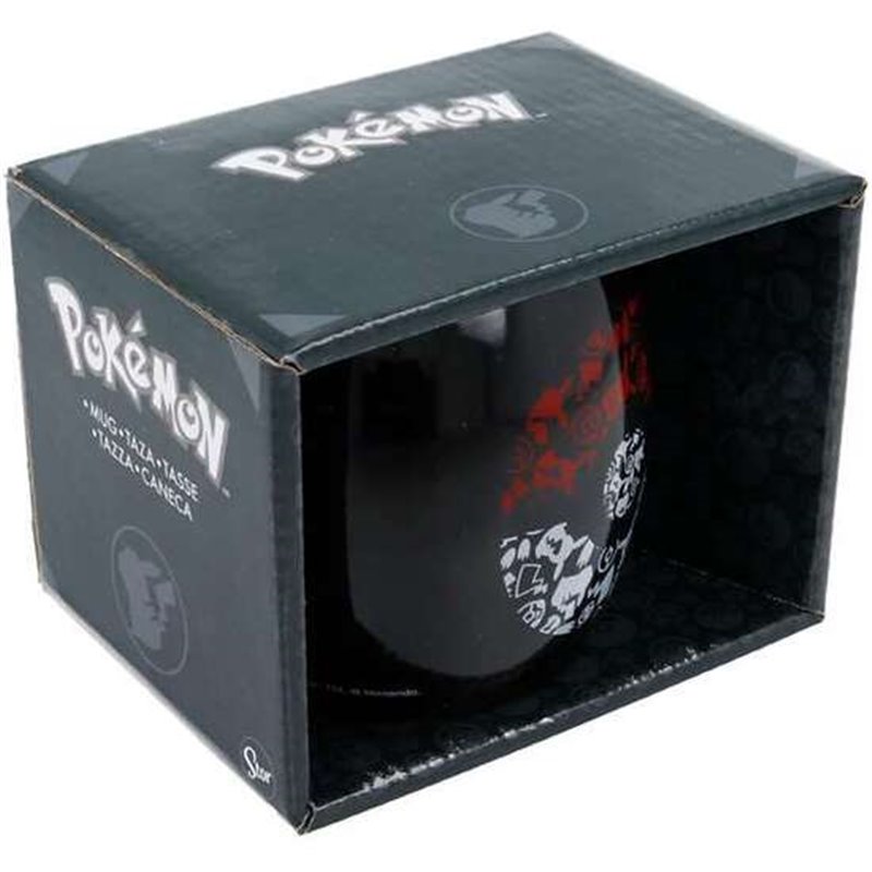 TAZA DE CERAMICA GLOBE POKEMON DISTORTION EN CAJA REGALO 380 ML.