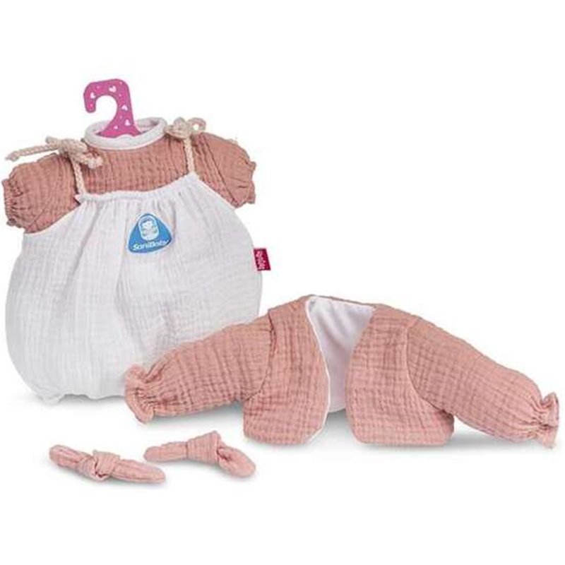 ROPA SANIBABY ANTIBACTERIAS 40 CM MODELO ROSA EMPOLVADO