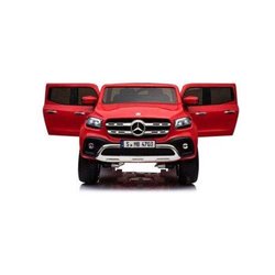 COCHE PICK UP MERCEDES ROJO BATERIA 12V ROJO 141X78X66CM RUNRUNTOYS