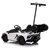 COCHE LAMBORGHINI AVENT SVJ+PATIN BLANCO 12V 151 X 63 X 102.5CM RUNRUNTOYS