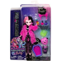 MUÑECA DRACULAURA FIESTA PIJAMA MONSTER HIGH 25CM