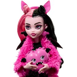 MUÑECA DRACULAURA FIESTA PIJAMA MONSTER HIGH 25CM