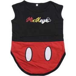 CAMISETA PARA PERRO SINGLE JERSEY MICKEY RED