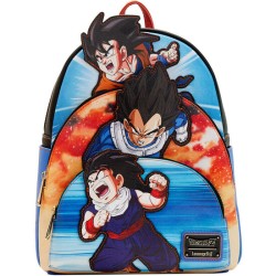 MOCHILA TRIO DRAGON BALL Z LOUNGEFLY 31CM