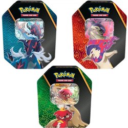 EXPOSITOR 6 LATAS METÁLICAS JUEGO CARTAS COLECCIONABLES SUMMER V ESPADA Y ESCUDO POKEMON SURTIDO