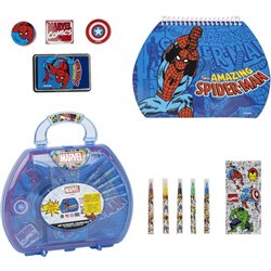 SET PAPELERÍA COLOREABLE MALETÍN MARVEL