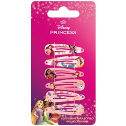 ACCESORIOS PELO CLIPS 6 PIEZAS PRINCESS