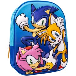 MOCHILA 3D SONIC THE HEDGEHOG 31CM