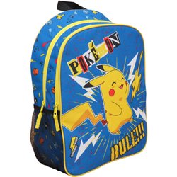 MOCHILA PIKACHU POKEMON 41CM ADAPTABLE