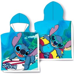 PONCHO TOALLA SURF STITCH DISNEY ALGODON