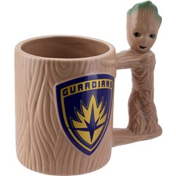 TAZA 3D GROOT GUARDIANES DE LA GALAXIA MARVEL 300ML