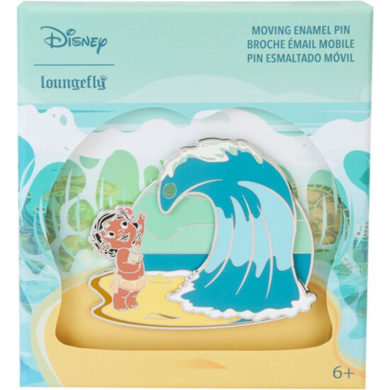 PIN OCEAN WAVES VAIANA MOANA DISNEY LOUNGEFLY 7,5CM