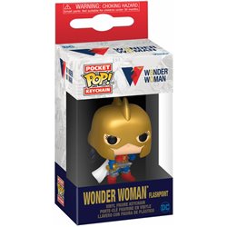 LLAVERO POCKET POP DC COMICS 80TH WONDER WOMAN FLASHPOINT