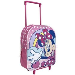 MOCHILA INFANTIL TROLLEY ESCOLAR MINNIE