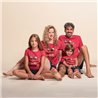 PIJAMA CORTO SINGLE JERSEY PUNTO HARRY POTTER DARK RED