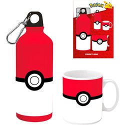 SET CANTIMPLORA ALUMINIO + TAZA CERAMICA POKEMON