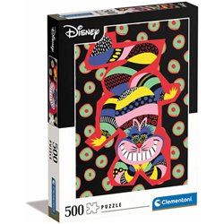 PUZZLE EL GATO DE CHESHIRE ALICIA EN EL PAIS DE LAS MARAVILLAS DISNEY 500PZS