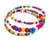 PULSERA EN ESPIRAL DE BOLITAS DE COLORES - MODELOS SURTIDOS