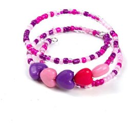 PULSERA EN ESPIRAL DE BOLITAS DE COLORES - MODELOS SURTIDOS